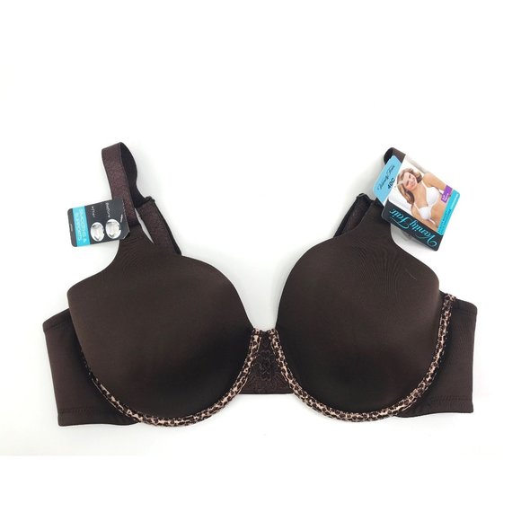 Vanity Fair Other - Vanity Fair Back Smoother Bra Brown/Animal Print 40C 76380 NEW